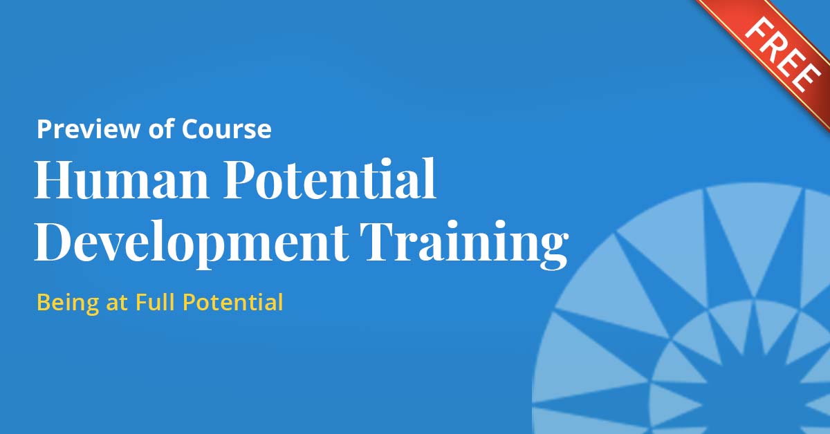 FREE introduction – Human Potential Development Training